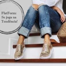 Tendência Flatform: Conforto e estilo 