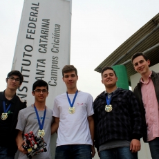 IFSC conquista medalhas em Olimpíada de Robótica