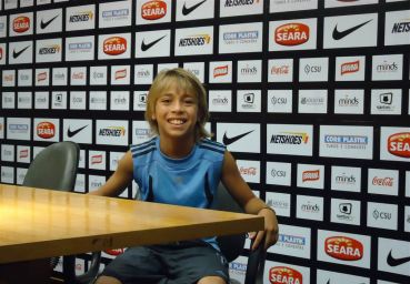 Jovem atleta de Maracajá faz teste no Santos Futebol Clube