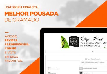 Kaster é finalista no 10° Prêmio Revista Sabores do Sul 2017
