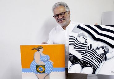 Artista plástico Dudu Rodrigues apresenta suas obras  no Piauí
