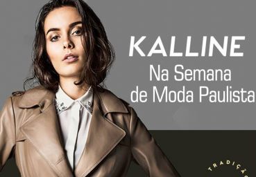 Kalline Couros desfila coleção de Verão na Semana de Moda de SP