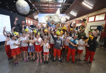 Crianças celebram a chegada do Peixe-lua no Museu de Zoologia da Unesc